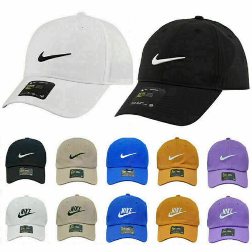 nike metal logo cap
